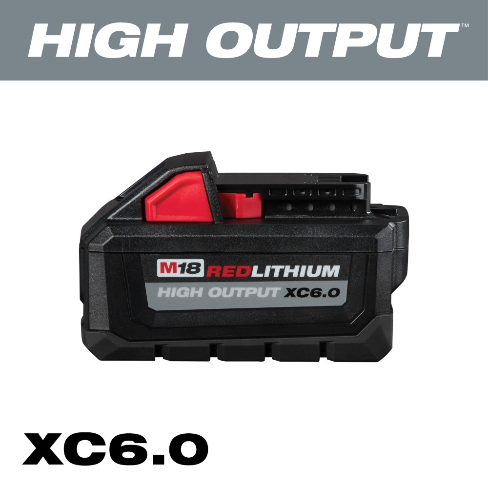 Milwaukee M18 REDLITHIUM HIGH OUTPUT XC6.0 Battery Pack from GME Supply